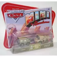 Disney Cars Mini Adventures Lightning McQueen Team Red Lizzie & Sally Set -  GKWorld