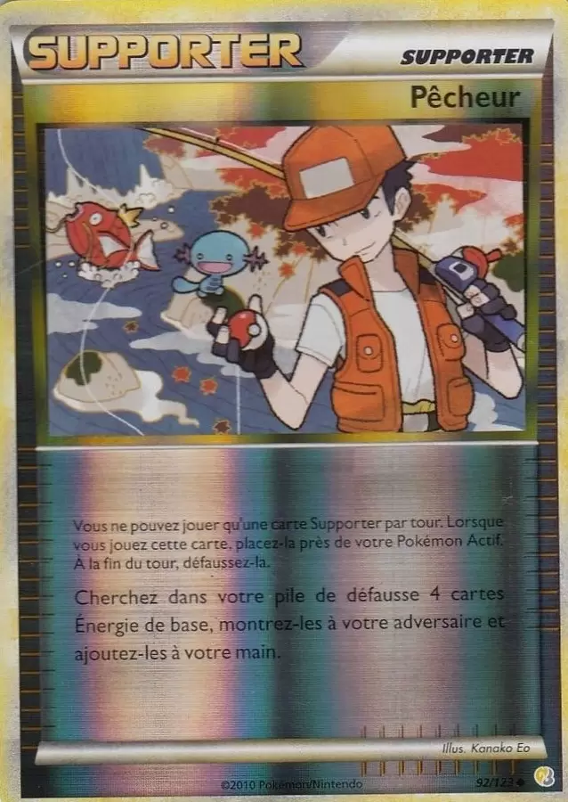 Pokémon Série HeartGold et SoulSilver - Pêcheur Reverse