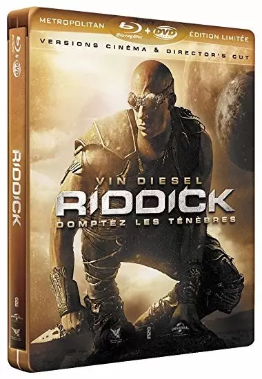 Blu-ray Steelbook - Riddick - Domptez les ténèbres