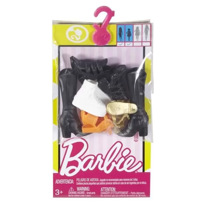 Miscellaneous Barbie - Barbie Accessories Original & Petite Doll Shoe Pack