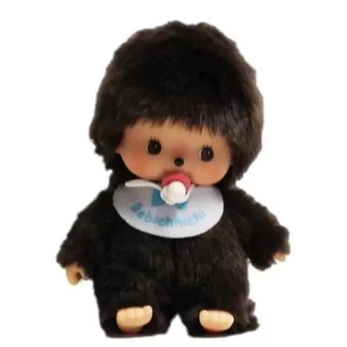 Kiki - Monchichi - MONCHHICHI Bebichhichi Garcon Bavoir Bleu 12cm