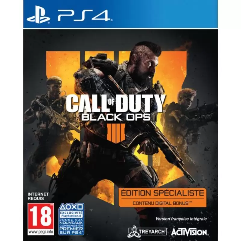 Jeux PS4 - Call Of Duty Black Ops IIII - Specialist Edition
