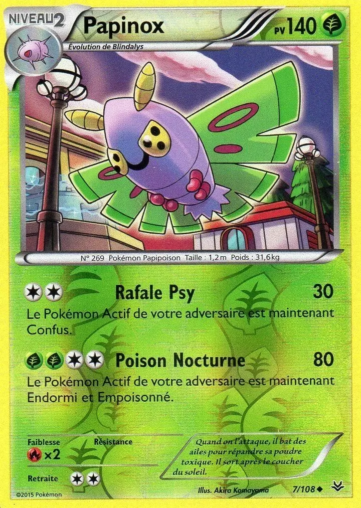 Pokémon XY Ciel rugissant - Papinox Reverse