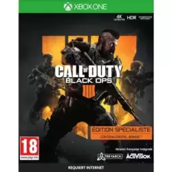 Call Of Duty Black Ops IIII Specialist Edition
