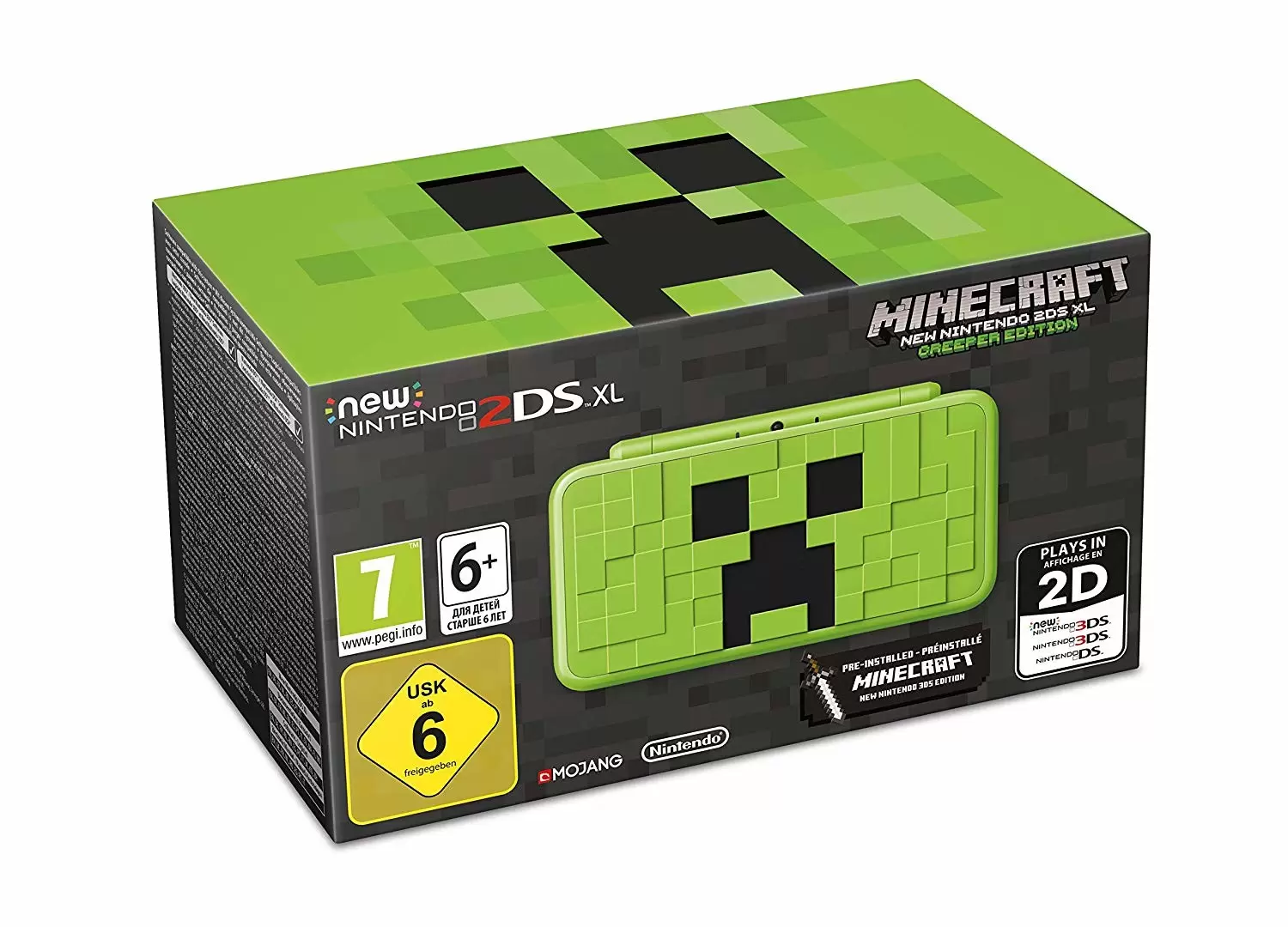 Nintendo 2DS Stuff - New Nintendo 2DS XL Minecraft - Creeper Edition