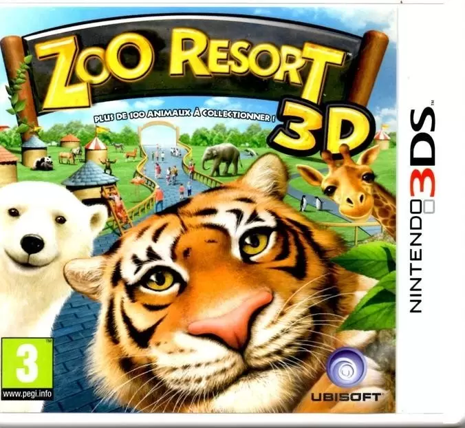 Jeux Nintendo 2DS / 3DS - Zoo resort 3D