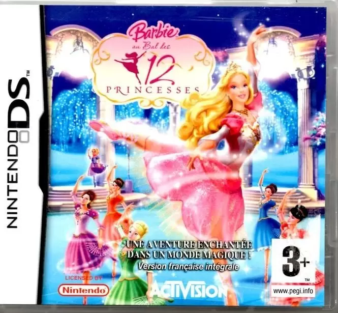 Nintendo DS Games - Barbie au bal des 12 princesses