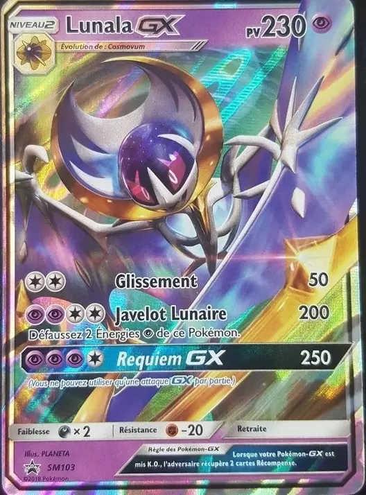 Lunala GX - SM103 - Jumbo Cards - Pokemon