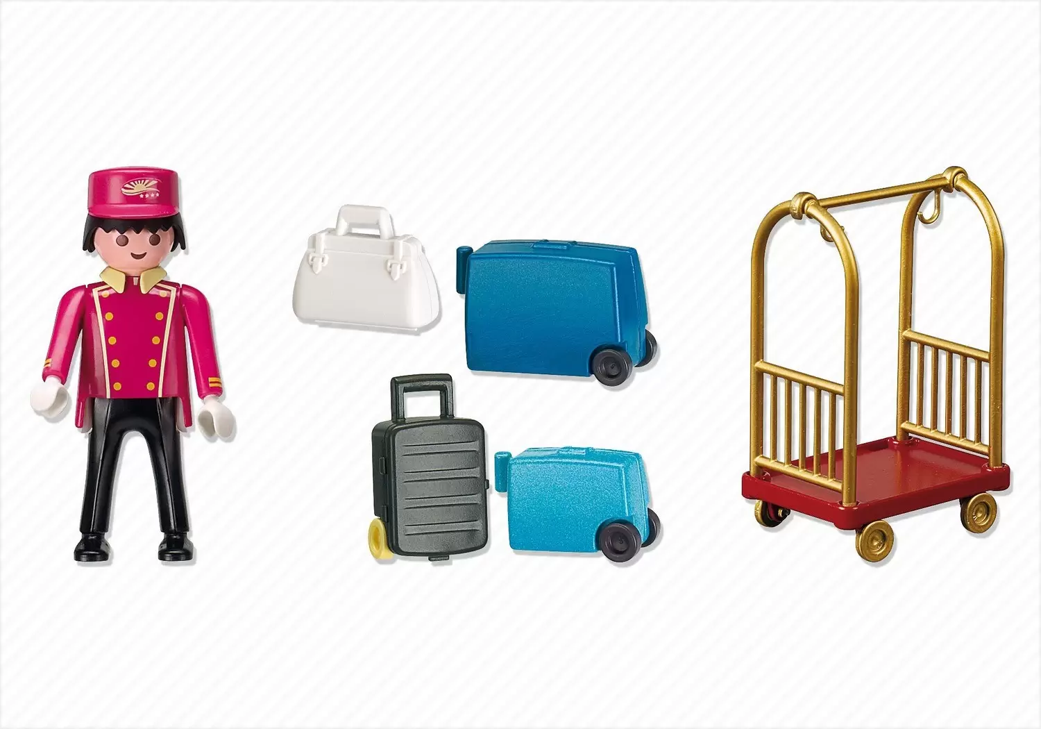 Playmobil on Hollidays - Porter with Baggage Cart