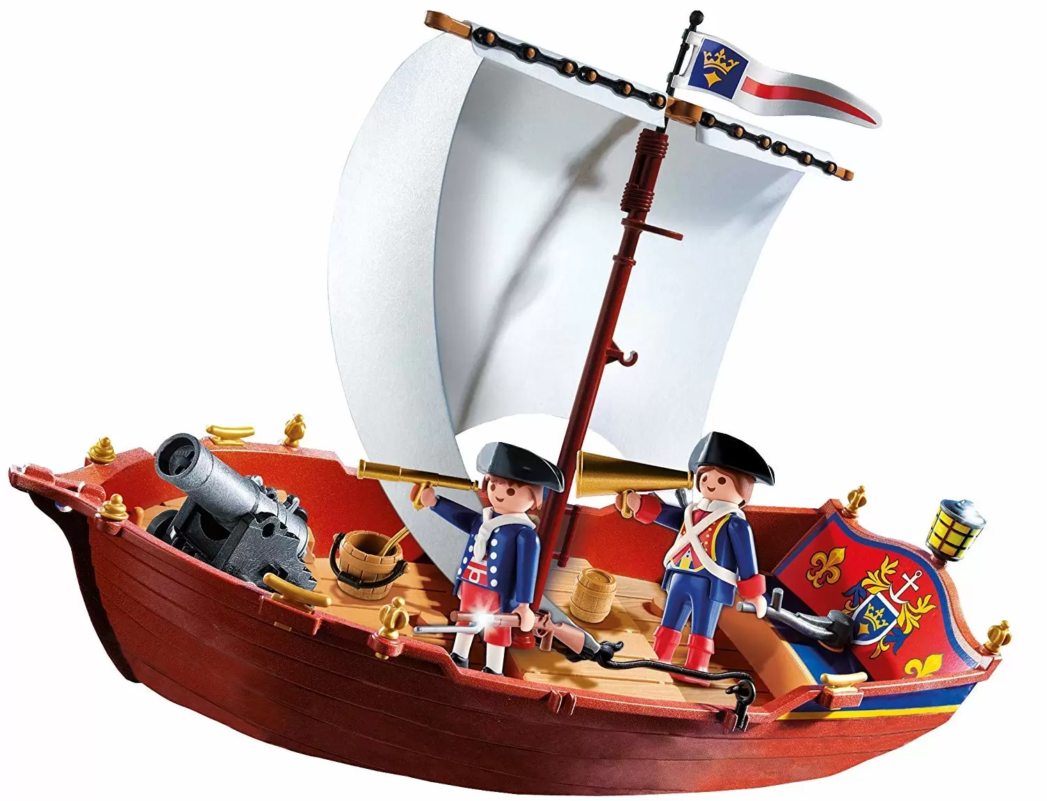 Bateau avec Soldats - Playmobil Pirates 5948