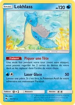 Carte Pokemon Neuve Française Platine 79/127 Lokhlass 