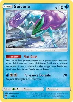 Tonnerre Perdu - Suicune Holographique