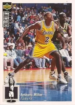Upper D.E.C.K - NBA Basketball Collector\'s Choice 1994-1995 - Anthony Miller RC
