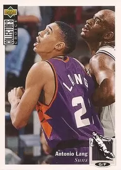 Upper D.E.C.K - NBA Basketball Collector\'s Choice 1994-1995 - Antonio Lang RC