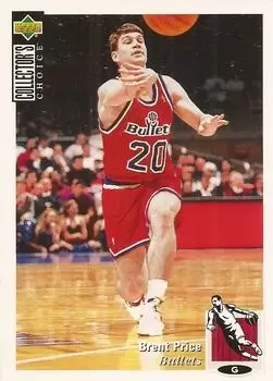 Upper D.E.C.K - NBA Basketball Collector\'s Choice 1994-1995 - Brent Price