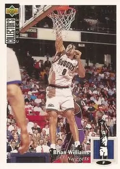 Upper D.E.C.K - NBA Basketball Collector\'s Choice 1994-1995 - Brian Williams