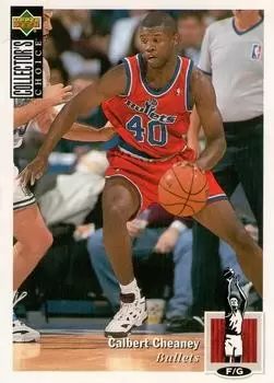Upper D.E.C.K - NBA Basketball Collector\'s Choice 1994-1995 - Calbert Cheaney