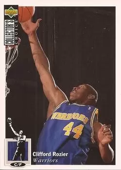 Upper D.E.C.K - NBA Basketball Collector\'s Choice 1994-1995 - Clifford Rozier RC