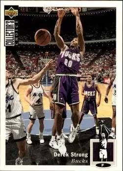 Upper D.E.C.K - NBA Basketball Collector\'s Choice 1994-1995 - Derek Strong