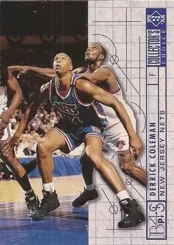 Upper D.E.C.K - NBA Basketball Collector\'s Choice 1994-1995 - Derrick Coleman BP