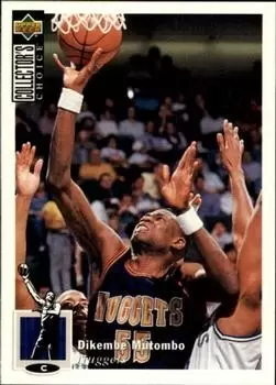 Upper D.E.C.K - NBA Basketball Collector\'s Choice 1994-1995 - Dikembe Mutombo
