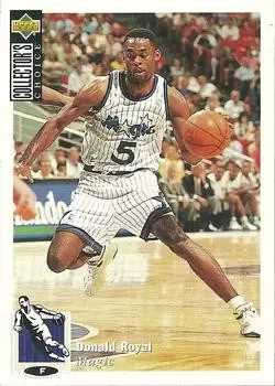 Upper D.E.C.K - NBA Basketball Collector\'s Choice 1994-1995 - Donald Royal