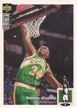 Upper D.E.C.K - NBA Basketball Collector\'s Choice 1994-1995 - Dontonio Wingfield RC