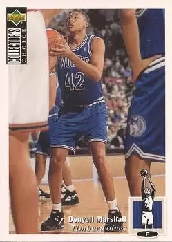 Upper D.E.C.K - NBA Basketball Collector\'s Choice 1994-1995 - Donyell Marshall RC