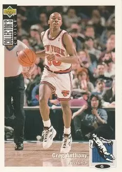 Upper D.E.C.K - NBA Basketball Collector\'s Choice 1994-1995 - Greg Anthony