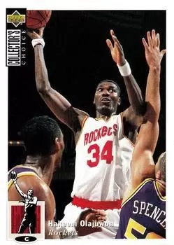 Upper D.E.C.K - NBA Basketball Collector\'s Choice 1994-1995 - Hakeem Olajuwon