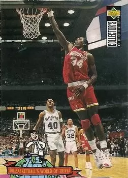 Upper D.E.C.K - NBA Basketball Collector\'s Choice 1994-1995 - Hakeem Olajuwon TRIV