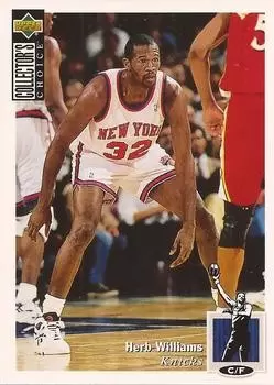 Upper D.E.C.K - NBA Basketball Collector\'s Choice 1994-1995 - Herb Williams