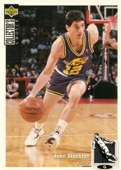 Upper D.E.C.K - NBA Basketball Collector\'s Choice 1994-1995 - John Stockton