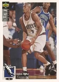 Upper D.E.C.K - NBA Basketball Collector\'s Choice 1994-1995 - Jalen Rose RC