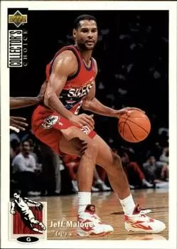 Upper D.E.C.K - NBA Basketball Collector\'s Choice 1994-1995 - Jeff Malone