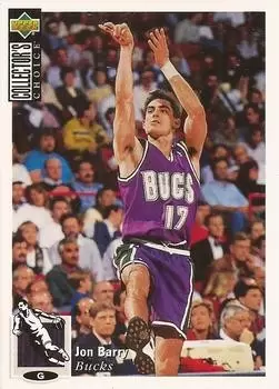 Upper D.E.C.K - NBA Basketball Collector\'s Choice 1994-1995 - Jon Barry
