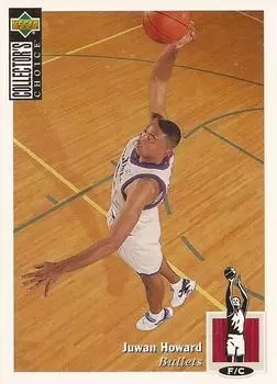 Upper D.E.C.K - NBA Basketball Collector\'s Choice 1994-1995 - Juwan Howard RC
