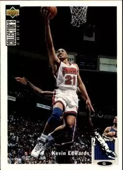 Upper D.E.C.K - NBA Basketball Collector\'s Choice 1994-1995 - Kevin Edwards