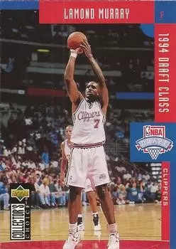 Upper D.E.C.K - NBA Basketball Collector\'s Choice 1994-1995 - Lamond Murray DC