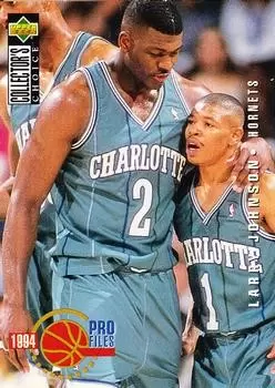 Upper D.E.C.K - NBA Basketball Collector\'s Choice 1994-1995 - Larry Johnson PROF