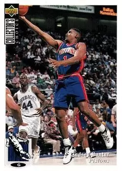 Upper D.E.C.K - NBA Basketball Collector\'s Choice 1994-1995 - Lindsey Hunter