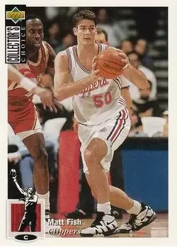 Upper D.E.C.K - NBA Basketball Collector\'s Choice 1994-1995 - Matt Fish RC