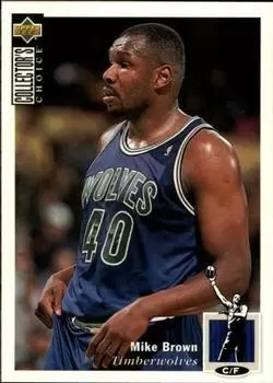 Upper D.E.C.K - NBA Basketball Collector\'s Choice 1994-1995 - Mike Brown