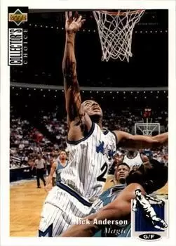 Upper D.E.C.K - NBA Basketball Collector\'s Choice 1994-1995 - Nick Anderson