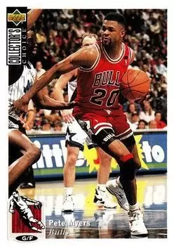 Upper D.E.C.K - NBA Basketball Collector\'s Choice 1994-1995 - Pete Myers