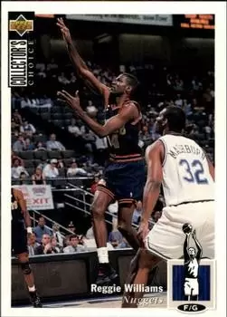 Upper D.E.C.K - NBA Basketball Collector\'s Choice 1994-1995 - Reggie Williams