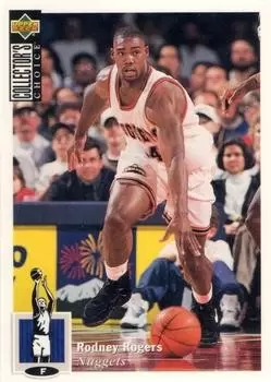 Upper D.E.C.K - NBA Basketball Collector\'s Choice 1994-1995 - Rodney Rogers