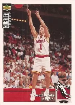 Upper D.E.C.K - NBA Basketball Collector\'s Choice 1994-1995 - Scott Brooks