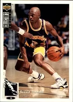 Upper D.E.C.K - NBA Basketball Collector\'s Choice 1994-1995 - Sedale Threatt