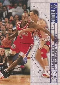 Upper D.E.C.K - NBA Basketball Collector\'s Choice 1994-1995 - Sharone Wright BP